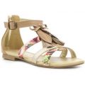 Lilley Girls Nude Feather Strappy Flat Sandal