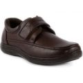 Hobos Mens Easy Fasten Casual Brown Shoe