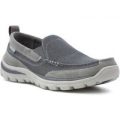 Skechers Relaxed Fit Mens Grey Sporty Casual Shoe