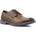 Catesby Mens Real Brown Leather Lace Up Shoe