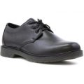 Beckett Mens Black Plain Lace Up Shoe