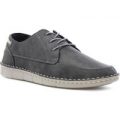 Dr Keller Mens Lace Up Casual Shoe in Grey