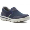 Sprox Mens Navy Slip On Sporty Casual Shoe