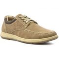 Hobos Mens Taupe Lace Up Casual Shoe