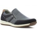 Relife Mens Blue Slip On Casual Shoe