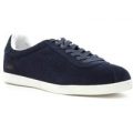 Lambretta Mens Navy Leather Lace Up Casual Shoe