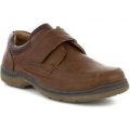 Hobos Mens Brown Touch Fasten Shoe