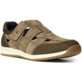 Relife Mens Beige Easy Fasten Casual Shoe
