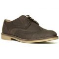 Silver Street Mens Lace Up Brogue Shoe in Brown