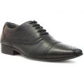 Beckett Mens Lace Up Brogue Shoe in Black