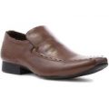 Beckett Mens Brown Slip On Loafer Shoe