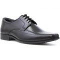 Beckett Mens Black Leather Lace Up Shoe