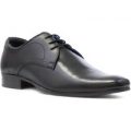Red Tape Mens Leather Black Lace Up Shoe