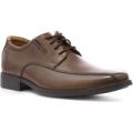 Clarks Mens Tan Leather Lace Up Shoe