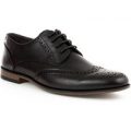 Beckett Mens Lace Up Brogues in Black