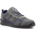 Earth Works Mens Lace Up Safety Shoe in Grey