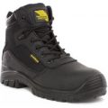 Earth Works Mens Lace Up Boots in Black
