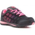 EarthWorks Womens Black Mesh Safety Shoe