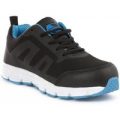 Earth Works Unisex Black And Blue Safety Shoe