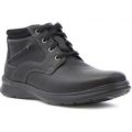 Clarks Mens Black Lace Up Casual Ankle Boot