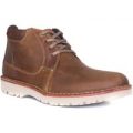 Clarks Mens Lace Up Boot in Brown And Tan