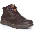 Relife Mens Brown Lace Up Boot