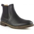 Red Tape Mens Black Leather Chelsea Boot