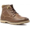 Beckett Mens Lace-Up Ankle Boot in Tan