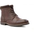 Beckett Mens Brown Lace Up Ankle Boot
