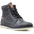 Sprox Mens Black Lace Up Ankle Boot