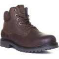 Wrangler Mens Nubuck Lace Up Boot in Brown