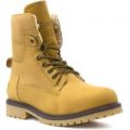 Wrangler Mens Camel Leather Lace Up Boot