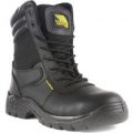 Earth Works Mens Black Lace Up Ankle Safety Boot