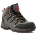 Earthworks Mens Grey Lace Up Safety Boot