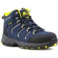 Earthworks Mens Navy Lace Up Safety Boot