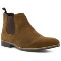 Red Tape Mens Tan Suede Chelsea Boot