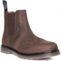 Catesby Mens Brown Pull On Chelsea Boot