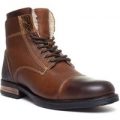 Silver Street Mens Lace Up Boot in Brown