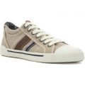 S Oliver Mens Sand Lace Up Canvas
