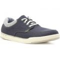 Clarks Mens Navy Lace Up Casual Shoe