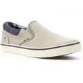 Wrangler Mens Grey Slip On Canvas Shoe