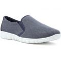 Red Fish Mens Blue Slip On Casual Shoe