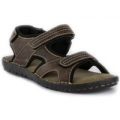 Red Tape Mens Brown Leather Sports Sandal
