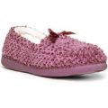 The Slipper Company Womens Pink Moccasin Slipper