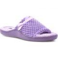 The Slipper Company Womens Lilac Mule Slipper