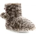 The Slipper Company Womens Bootie Slipper in Brown