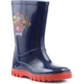Paw Patrol Kids Navy and Red Wellington Boot