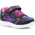 My Little Pony Kids Black Touch Fasten Trainer