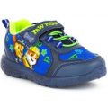 Kids Paw Patrol Blue And Green Lace Up Trainers