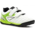 Ascot Kids White Double Astroturf Trainer